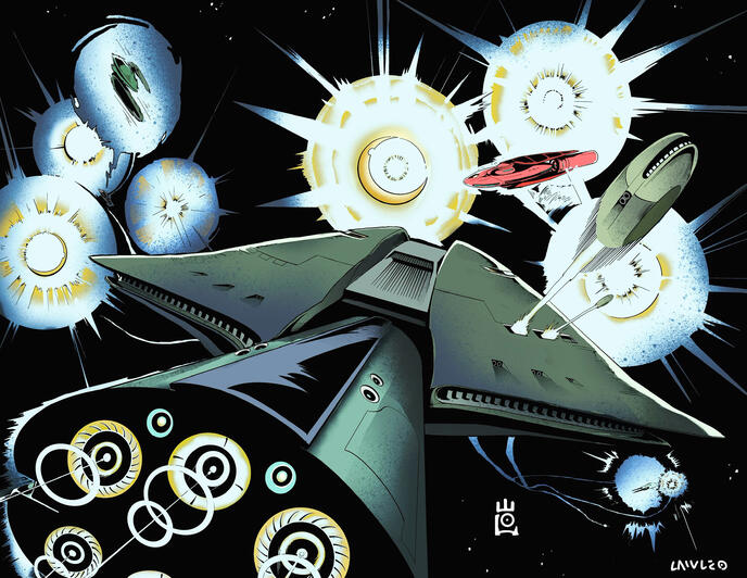 6 Pages Comic clip adapted from Liu Cixin’s Three Body II: The Dark Forest